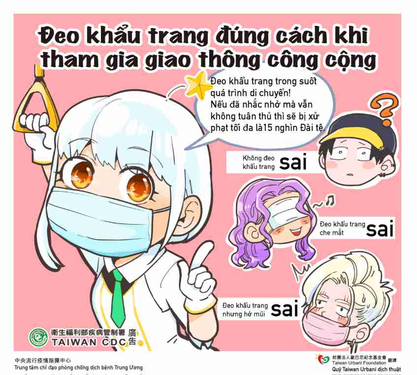 大眾運輸口罩禮儀(越南語)